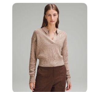 Lululemon merino Tan Sweater for Women